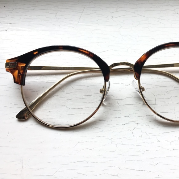 Big Reading glasses Round Browline Metal  +3.00 Tortoise Unisex Wide fit - Picture 1 of 11